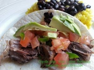 Chipotle-style Slow Cooker Barbacoa Tacos