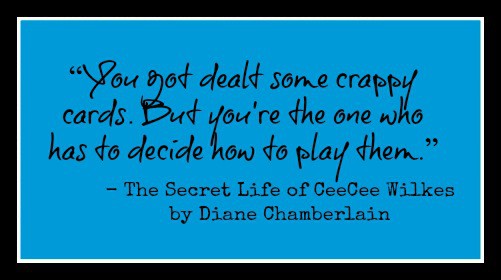 The Secret Life of CeeCee Wilkes by Diane Chamberlain. A captivating, suspenseful story about a mistake and how far one woman goes to protect her daughter. 