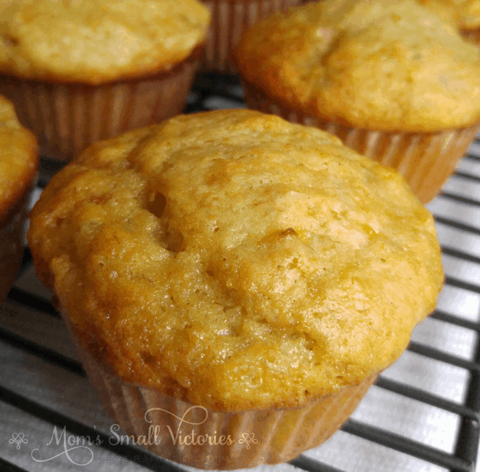 The moist and delicious Banana Pineapple Muffins bring a tropical flair to breakfast. Serve them with fruit and coffee, milk or juice for a quick and easy, on the go breakfast or serve warm topped with ice cream and caramel for a HEAVENLY dessert.