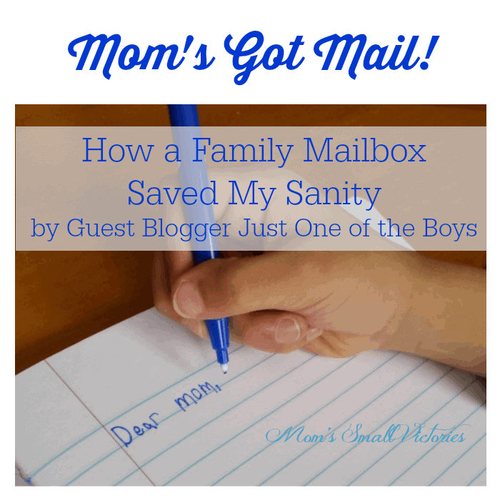Be Our Guest Fridays {20}: Mom’s Got Mail from Just One of the Boys