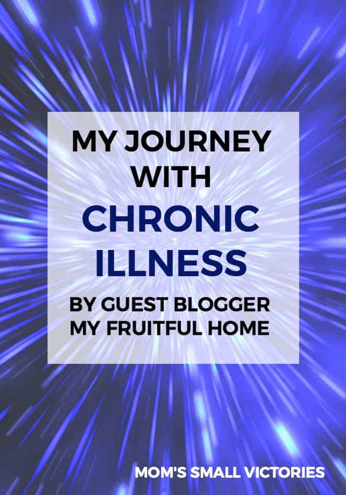 My Journey with Chronic Illness by My Fruitful Home. Tanya shares her loss, the stress and the events that triggered her fibromyalgia and chronic fatigue syndrome. Sharing our stories helps raise awareness for chronic illnesses and helps fellow patients cope and thrive with chronic illness.