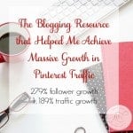 Pinning Perfect - the Blogging Resource that Helped Me Achieve Massive Growth in Pinterest Traffic.