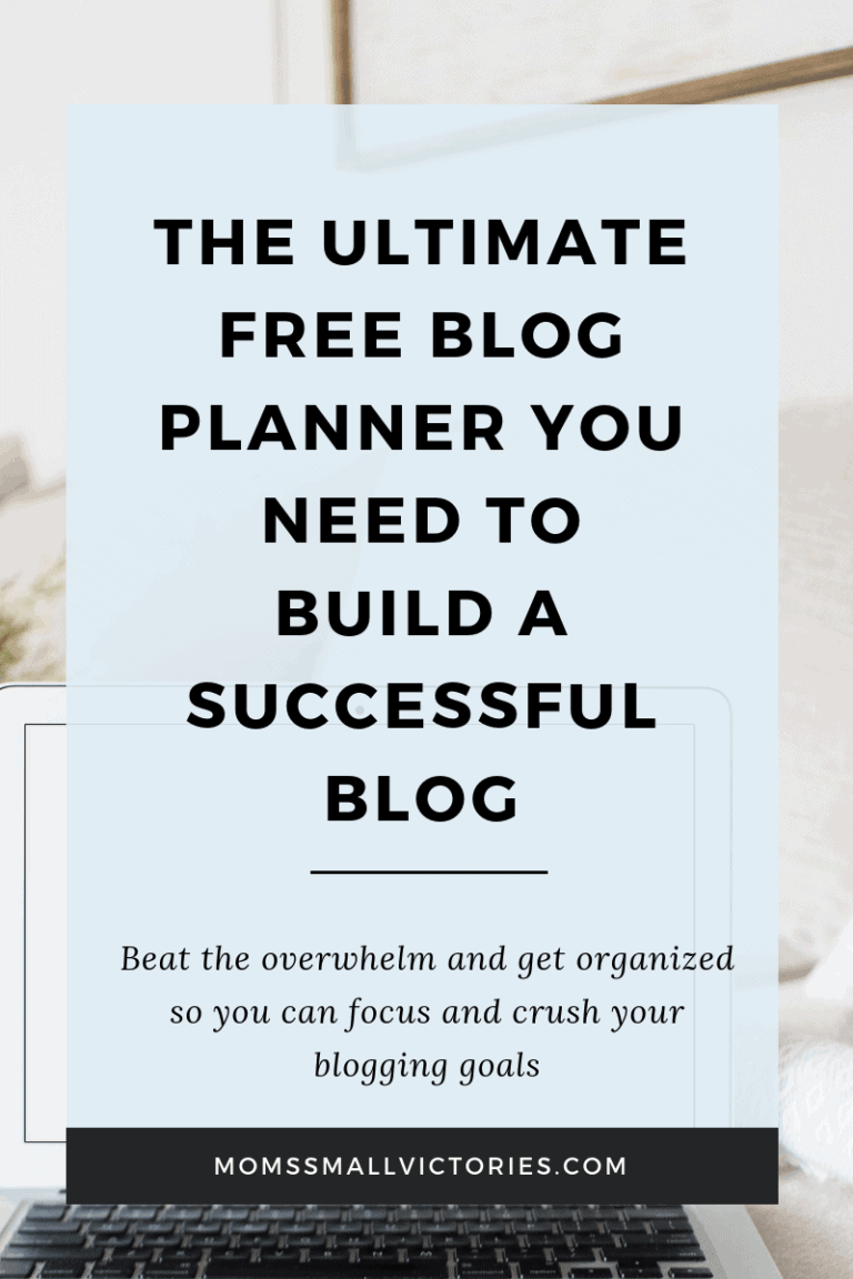 Ultimate Free Blog Planner You Need to Build A Successful Blog