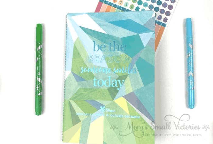 the Erin Condren Daily Petite Planner volume 4 contains daily planning pages for Oct to Dec 2020.